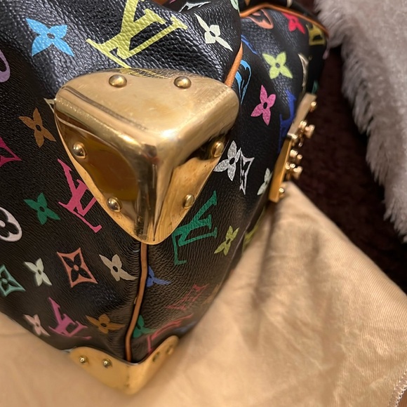 ⭐️Authentic Louis Vuitton speedy Takashi Murakami multi color Bag size 30 - Picture 10 of 17